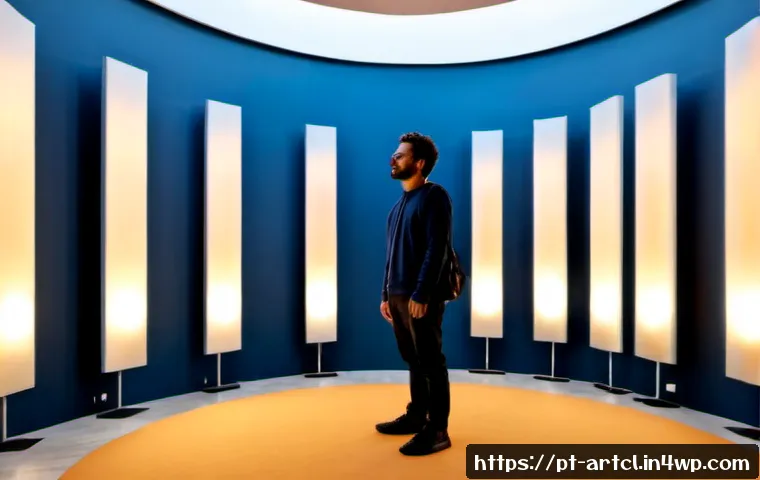 Home 17 사운드 아트 프로젝트의 감각적 경험 설계 - Photorealistic immersive sound art installation in a contemporary Lisbon gallery, a diverse adult vi...